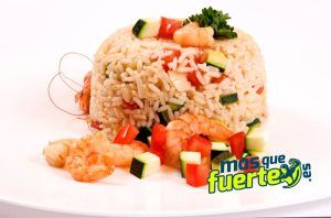 comer arroz para ganar masa muscular
